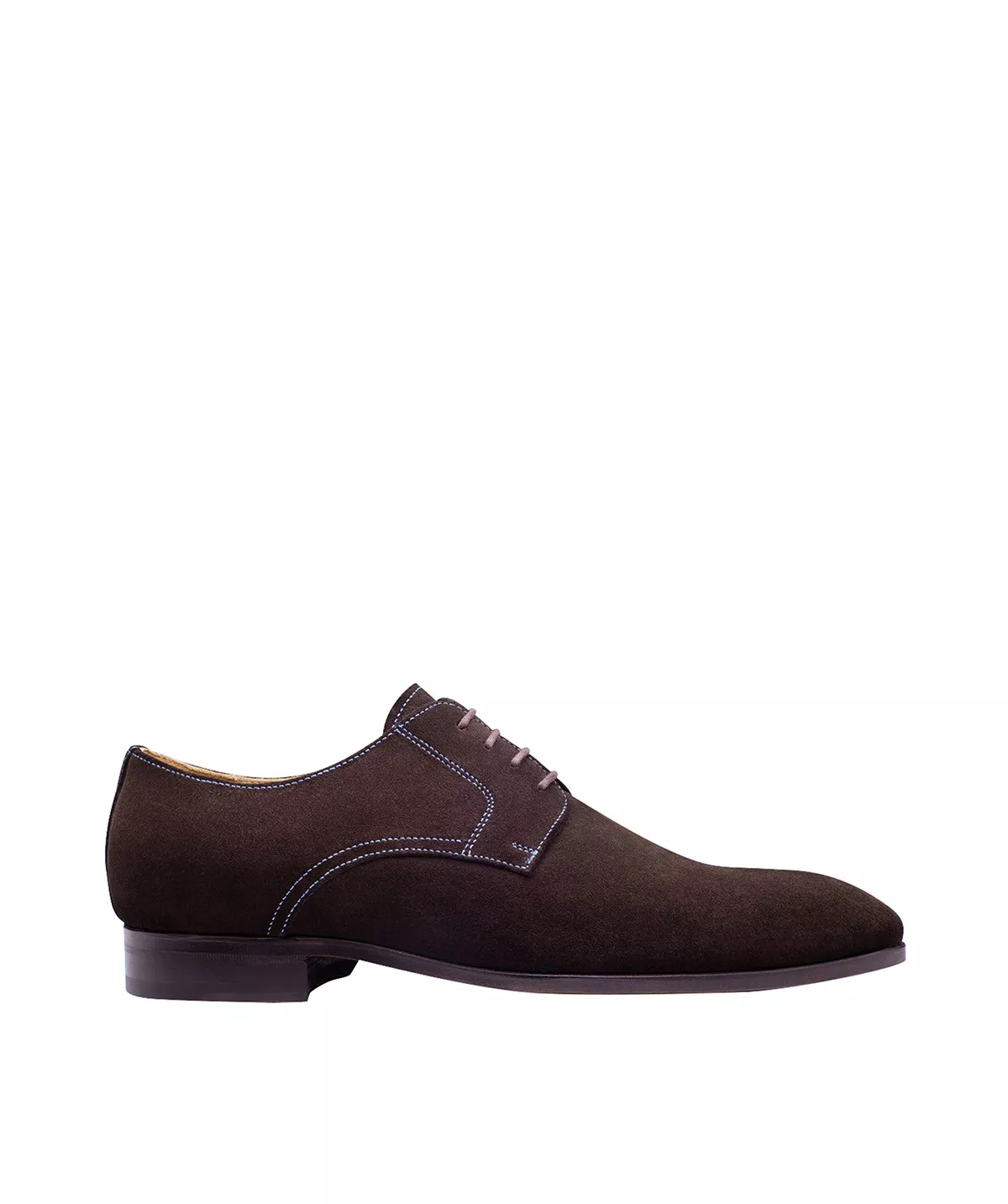 Derby MATT Veau Velours Marron Foncé