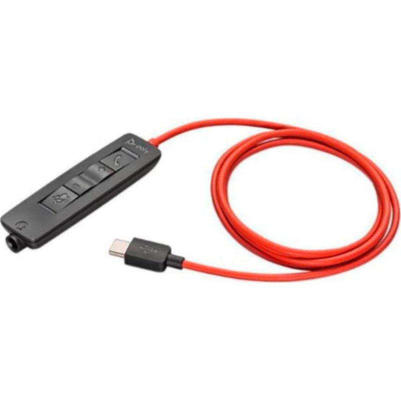 HP Poly Commandes sur cordon USB-C Poly Blackwire 3200