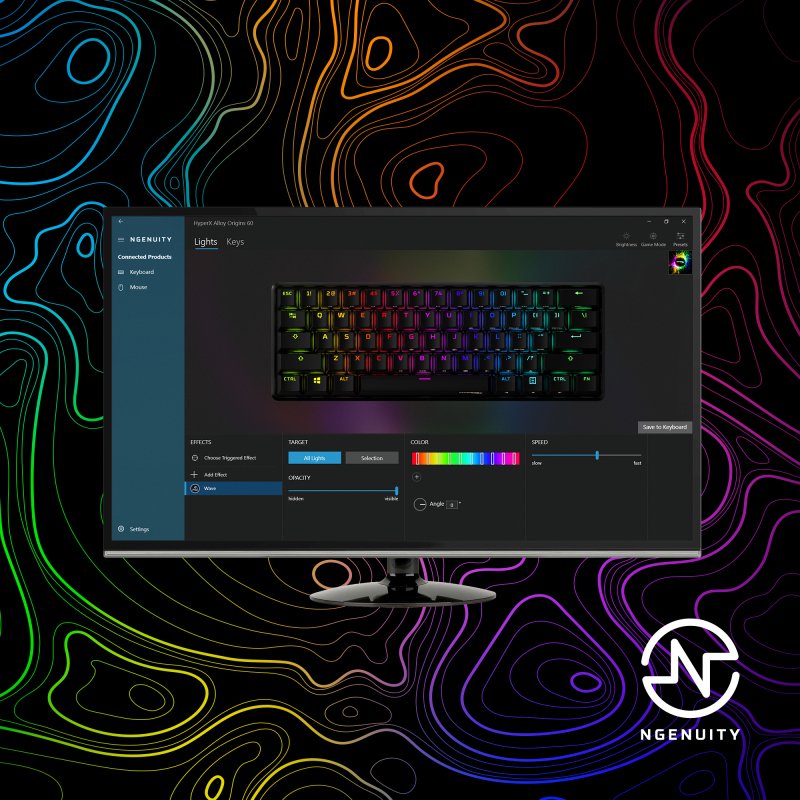 HyperX Alloy Origins 60 - Clavier mécanique gaming - HX rouge