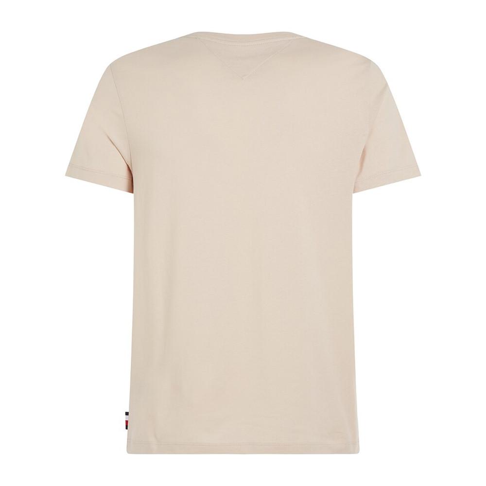 Tommy Hilfiger T-shirt Rose Homme Tommy Hilfiger Monotype Roundle