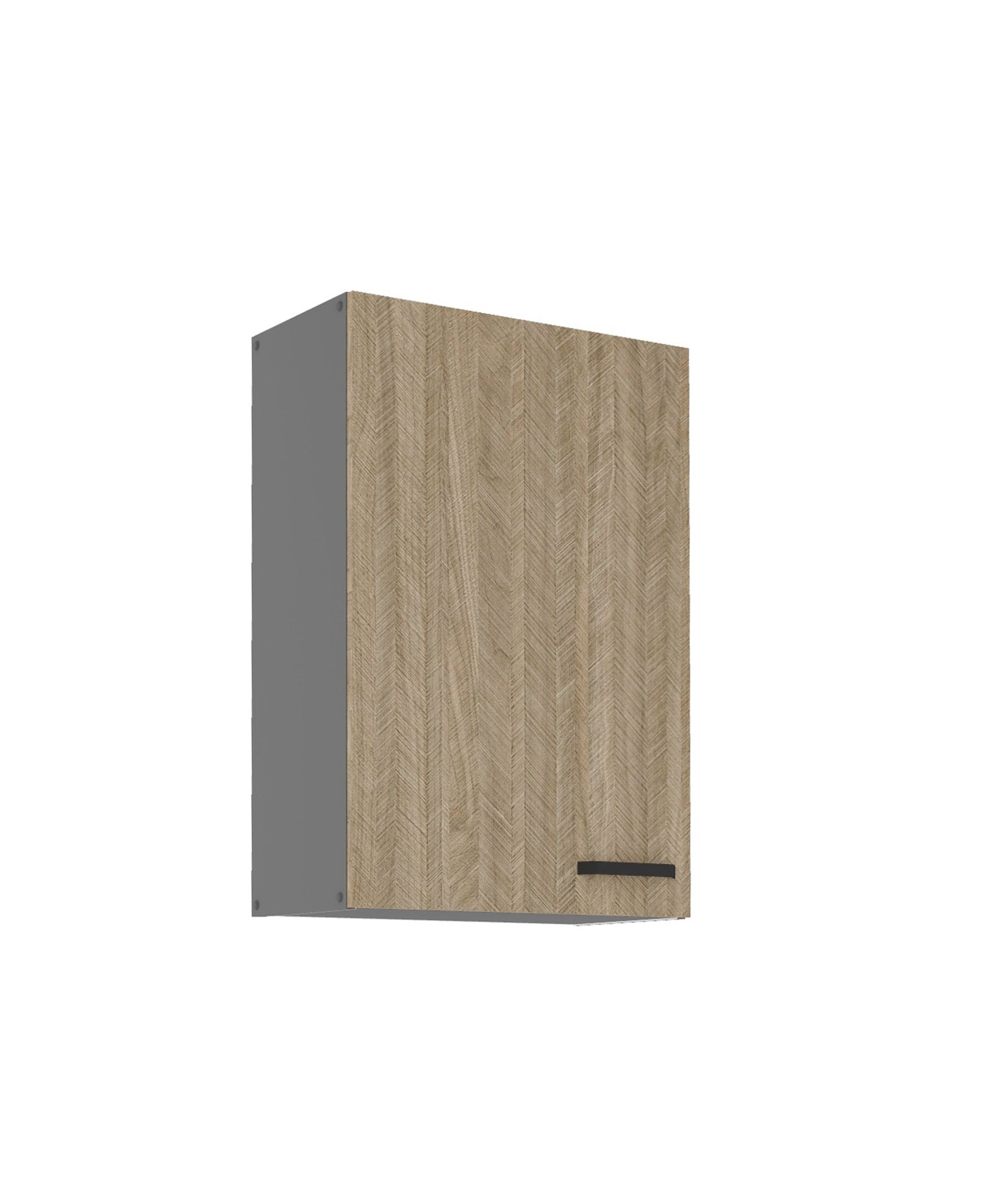 Küche SCANDI Hängeschrank 60 cm Fischgrät Küchenzeile Küchenblock Einbauküche