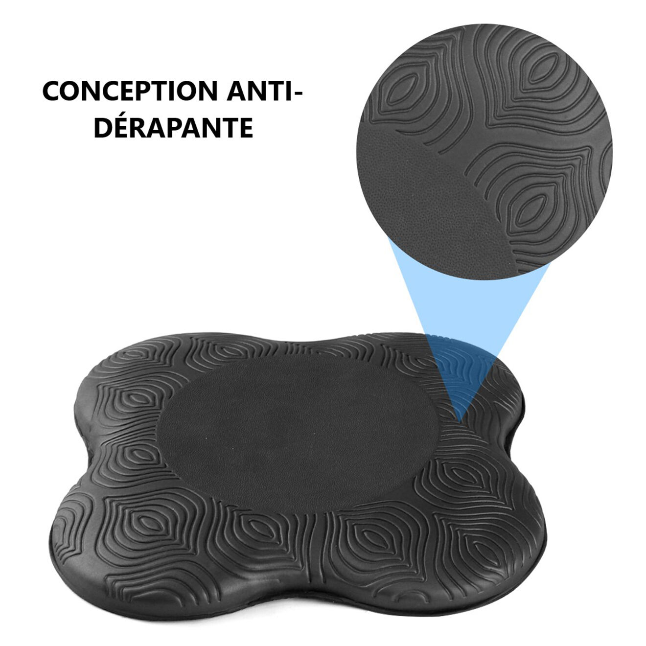 Onamaste Coussin de yoga gris