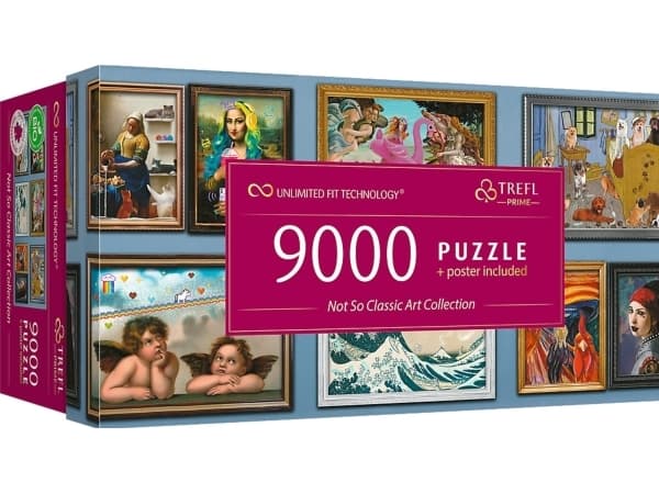 Trefl Puzzle 9000 biter UFT Ikke så klassisk kunstsamling