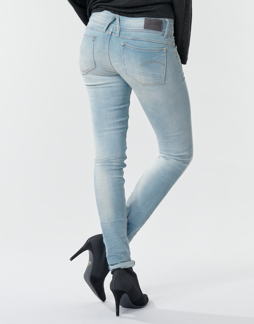 G-Star Raw - Lynn Mid Skinny Wmn - lt aged