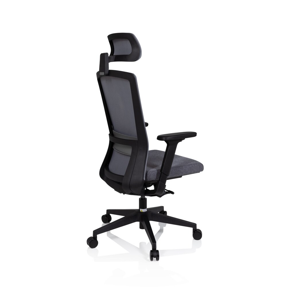 Profi Bürostuhl CAPTIVO Stoff/Netzstoff mit Armlehnen (höhenverstellbar) hjh OFFICE