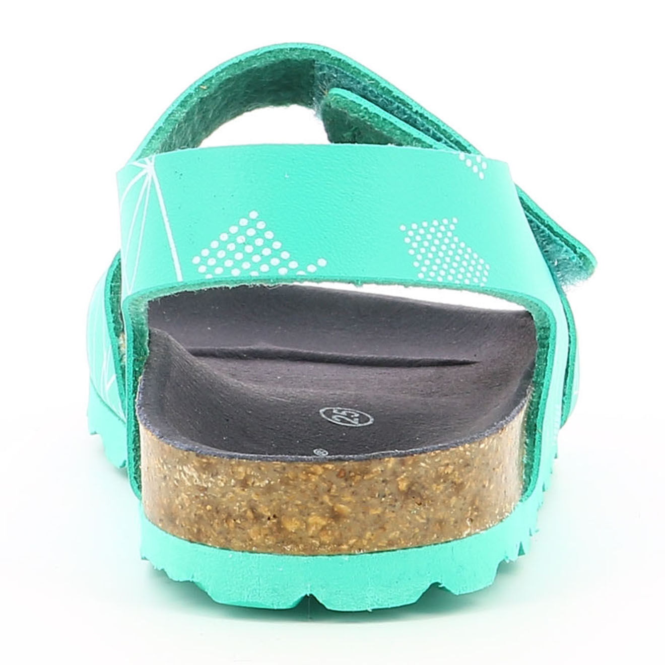 Kickers Sandales en Cuir Summerkro vertes