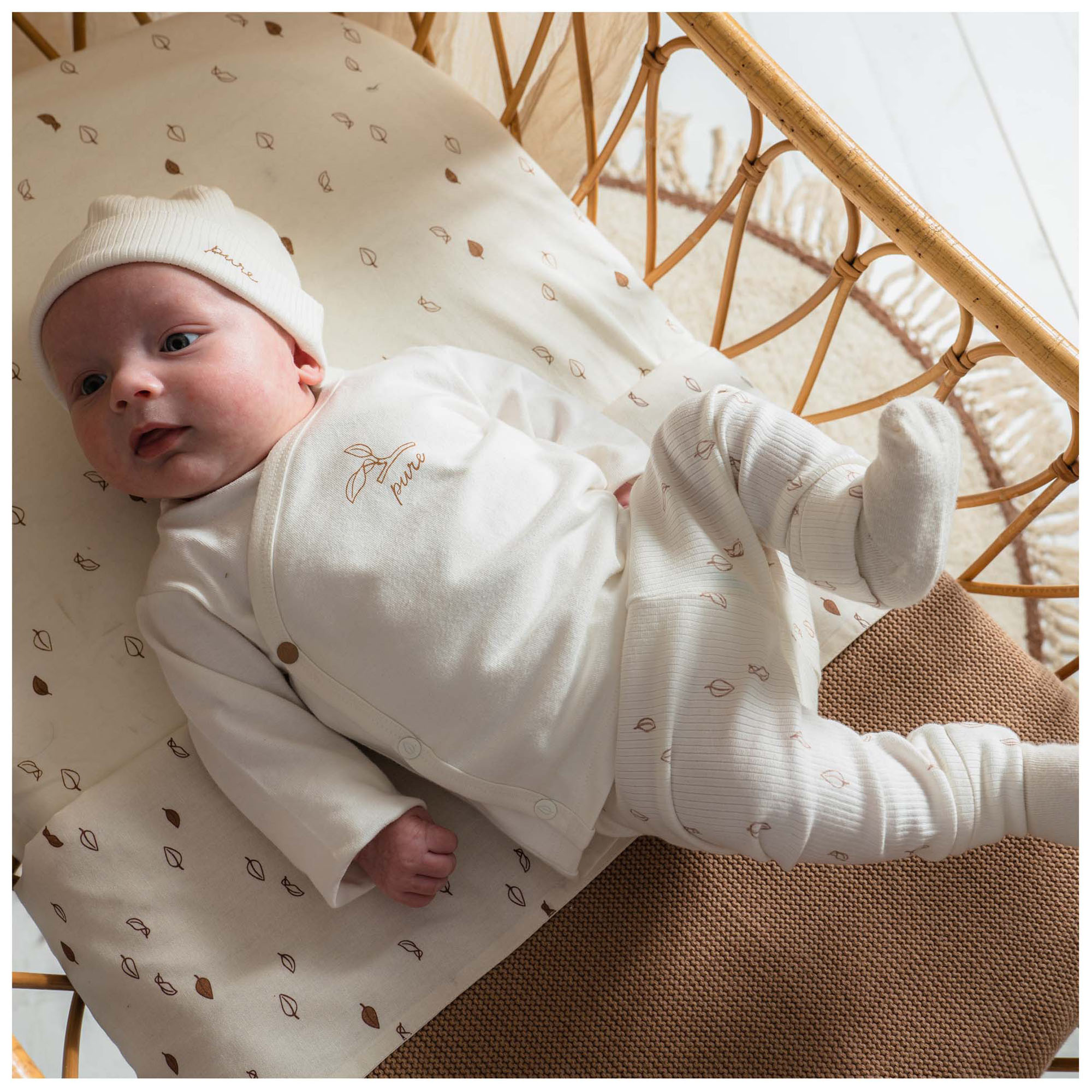 Prénatal newborn muts rib Pure   beige