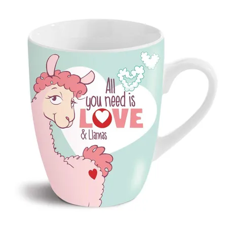NICI Porzellantasse Lama 