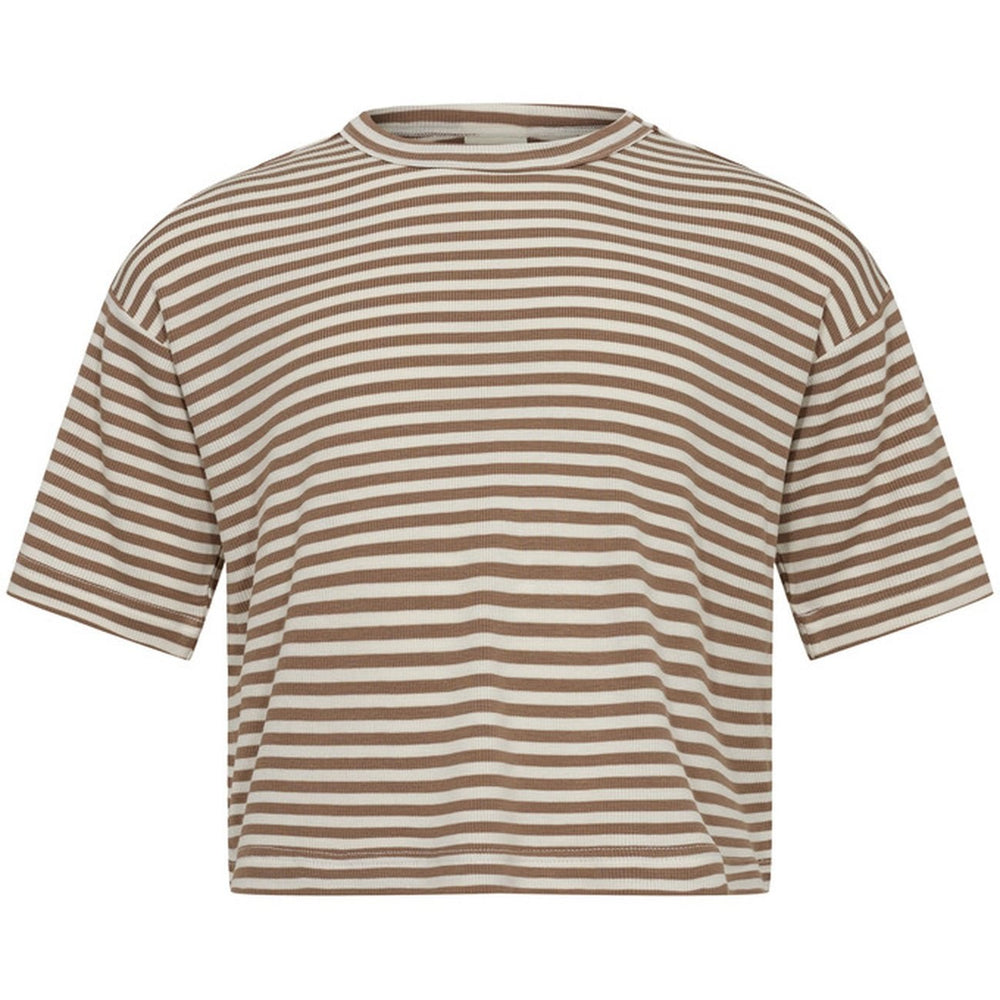 Køb Sofie Schnoor Beige Striped T-Shirt