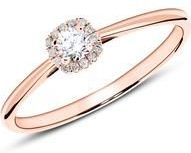 14 karaat roségouden Diamanten ring