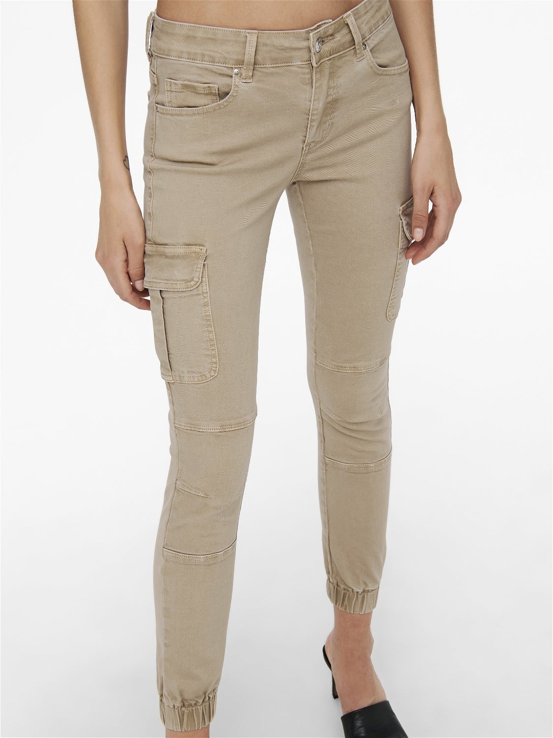 ONLMISSOURI Mittlere Taille Slim Fit Cargo-Hose Nomad