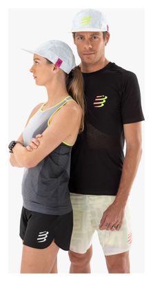 Casquette Compressport 5 Panel Light Cap Blanc/Gris/Jaune