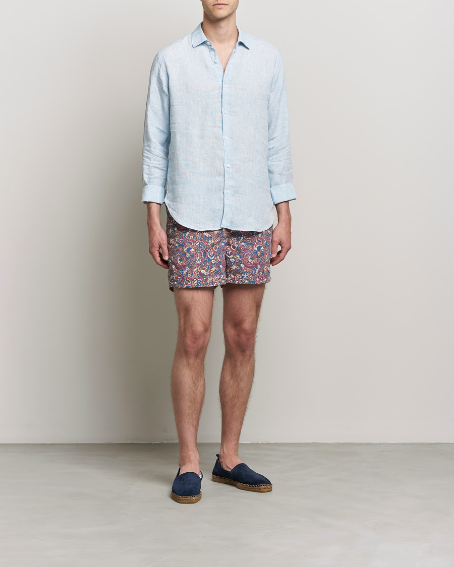 Ripa Ripa Mediterraneo Printed Swimshorts Petrol/Bordeaux