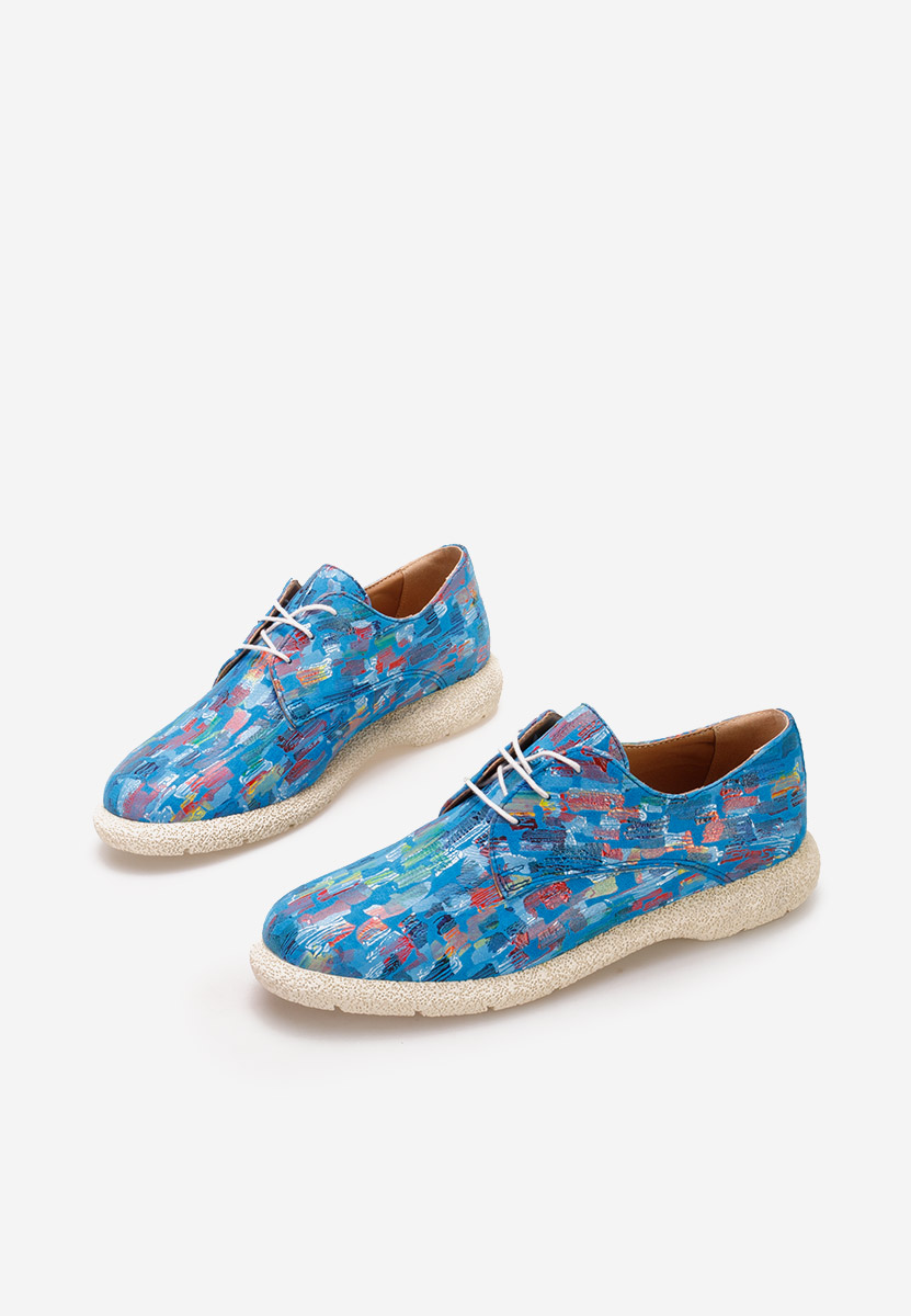 Chaussures derby en cuir multicolores Karysa