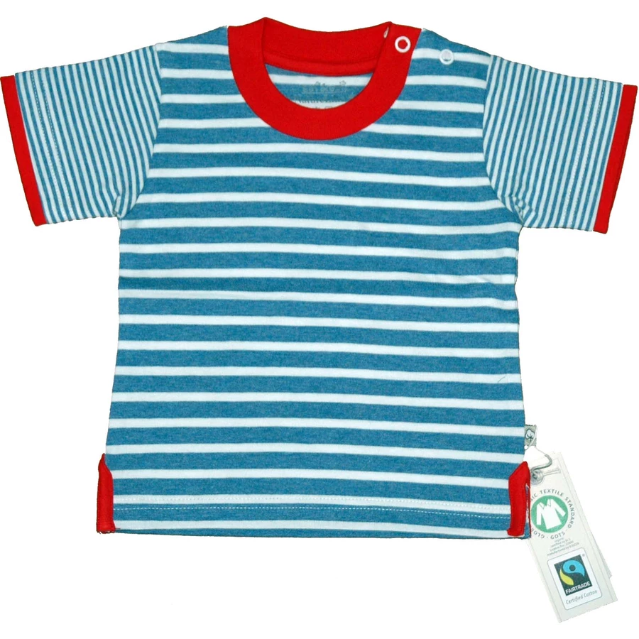EBI & EBI Fairtrade T-Shirt gestreift denim
