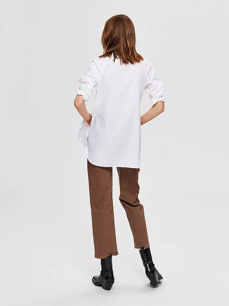 SELECTED FEMME Bluse SLFORI weiss