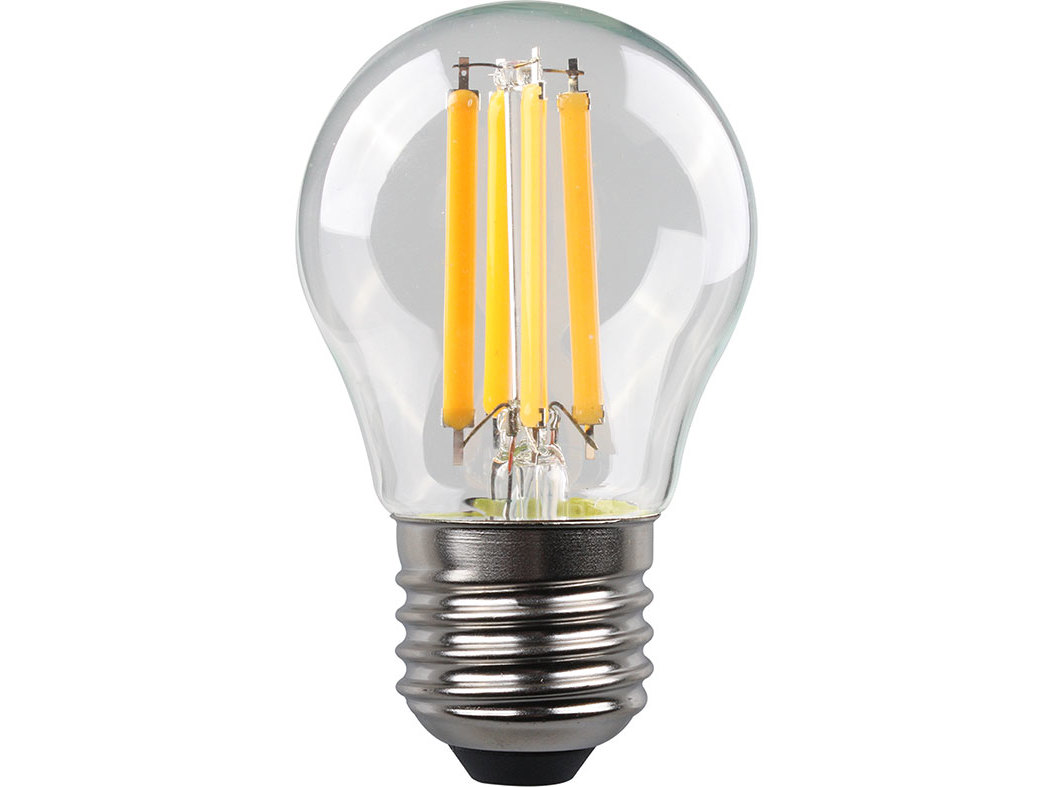 LÂMPADA LED ESFÉRICA AUCHAN E27 60W LUZ AMARELA