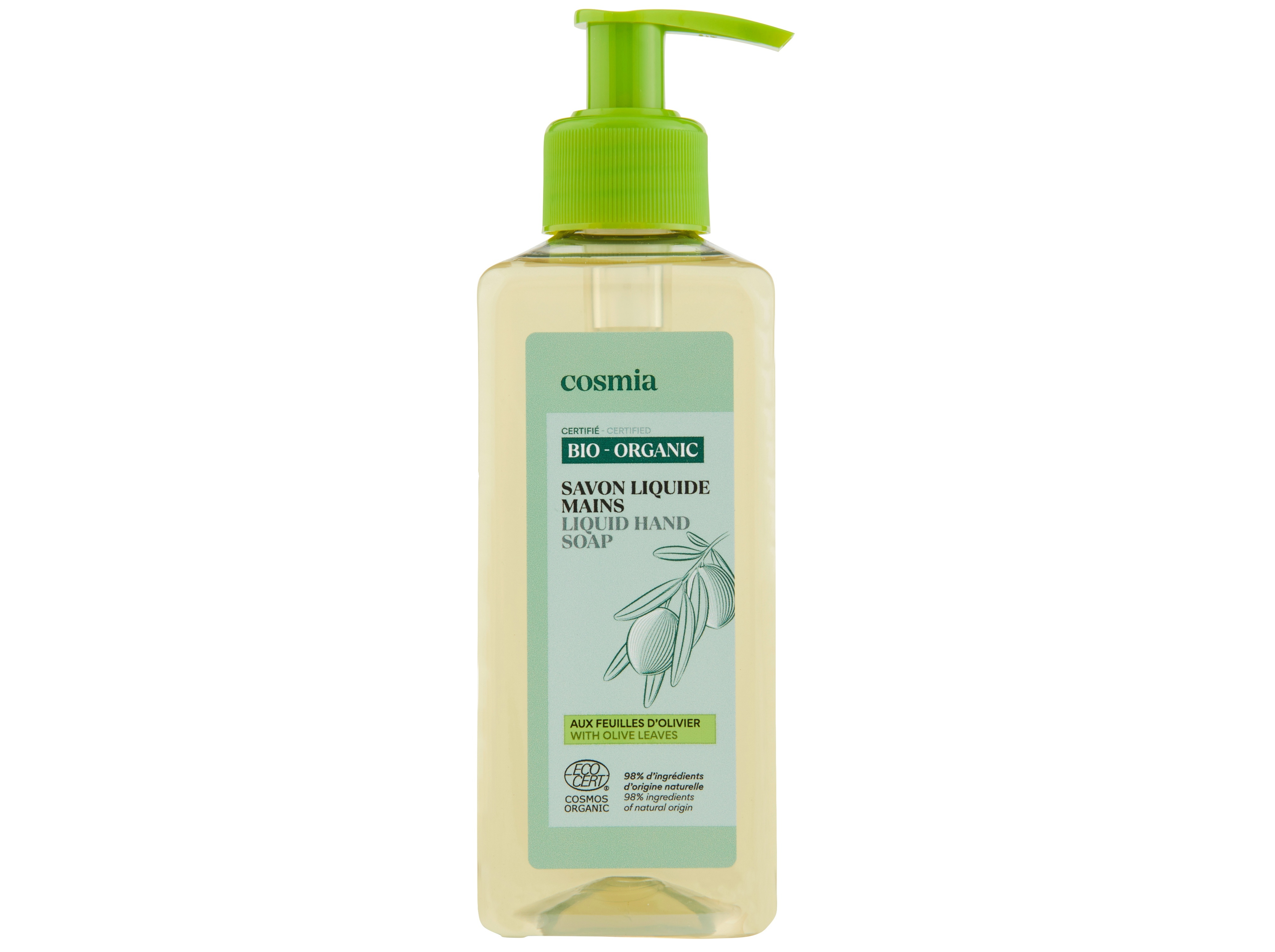 SABONETE LÍQUIDO COSMIA BIO AZEITE 300ML