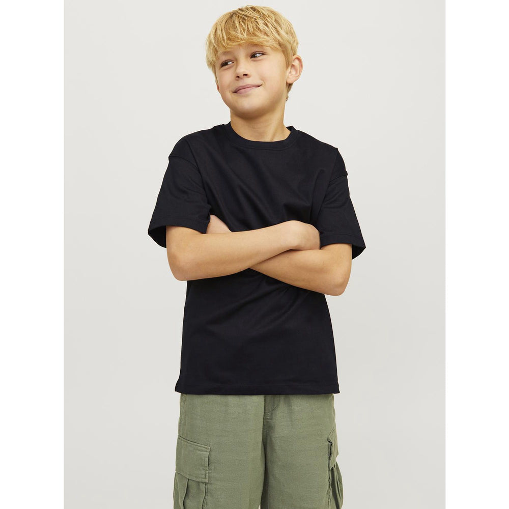Køb Jack & Jones Junior Black Eurban Edge T-Shirt Noos