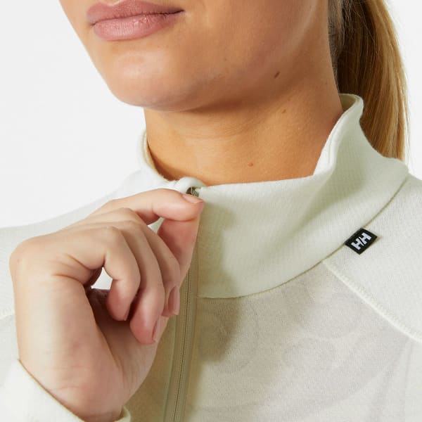T-shirt thermique HELLY HANSEN W LIFA MERINO MIDWEIGHT GRAPHIC OFF WHITE ROSEMALING