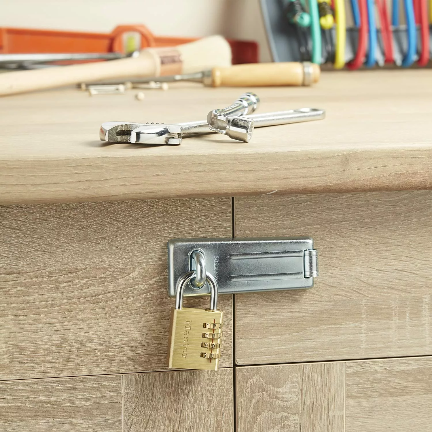 Master Lock 604EURD Hangslot - 40mm - cijfercode