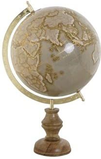 ESPRIT - Wereldbol - Bruin - PVC - Mangohout