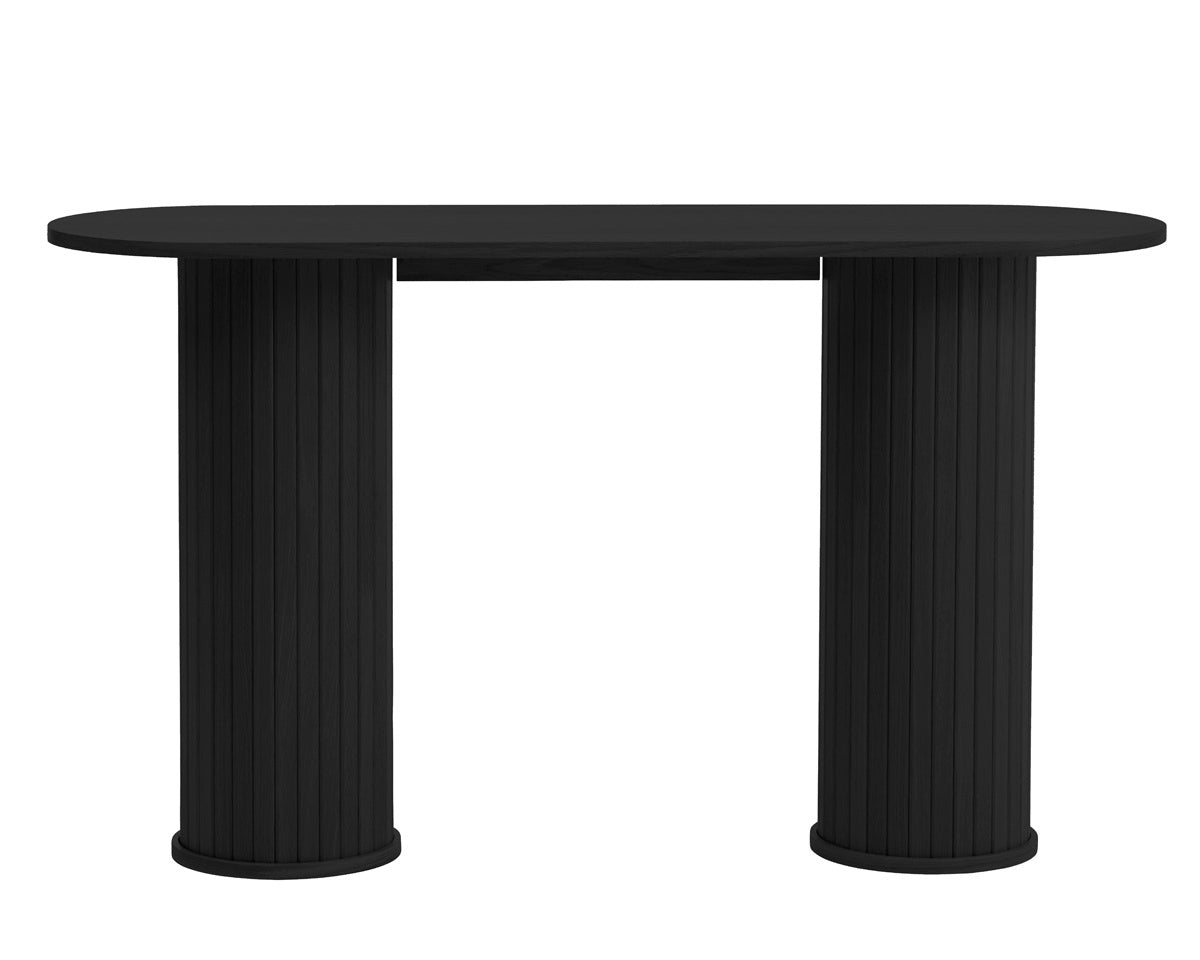 Giga Living - Sidetable Zwart Eikenhout - 130x40x75cm - Nola