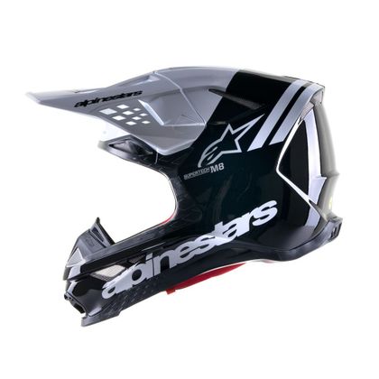 Casque cross Alpinestars SUPERTECH S-M8 - RADIUM 2023 - Noir / Blanc