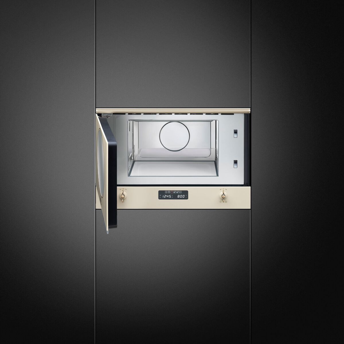 MP822PO integrert mikrobølgeovn, creme