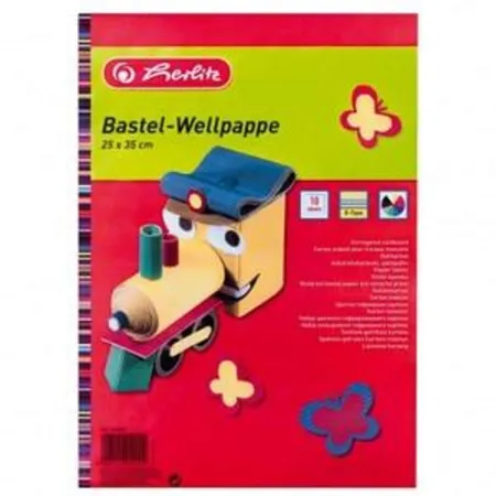 Herlitz Bastel-Wellpappe 10 Bogen