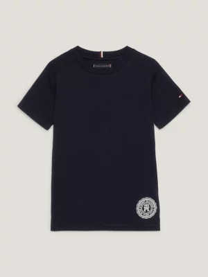Camiseta com monograma TH