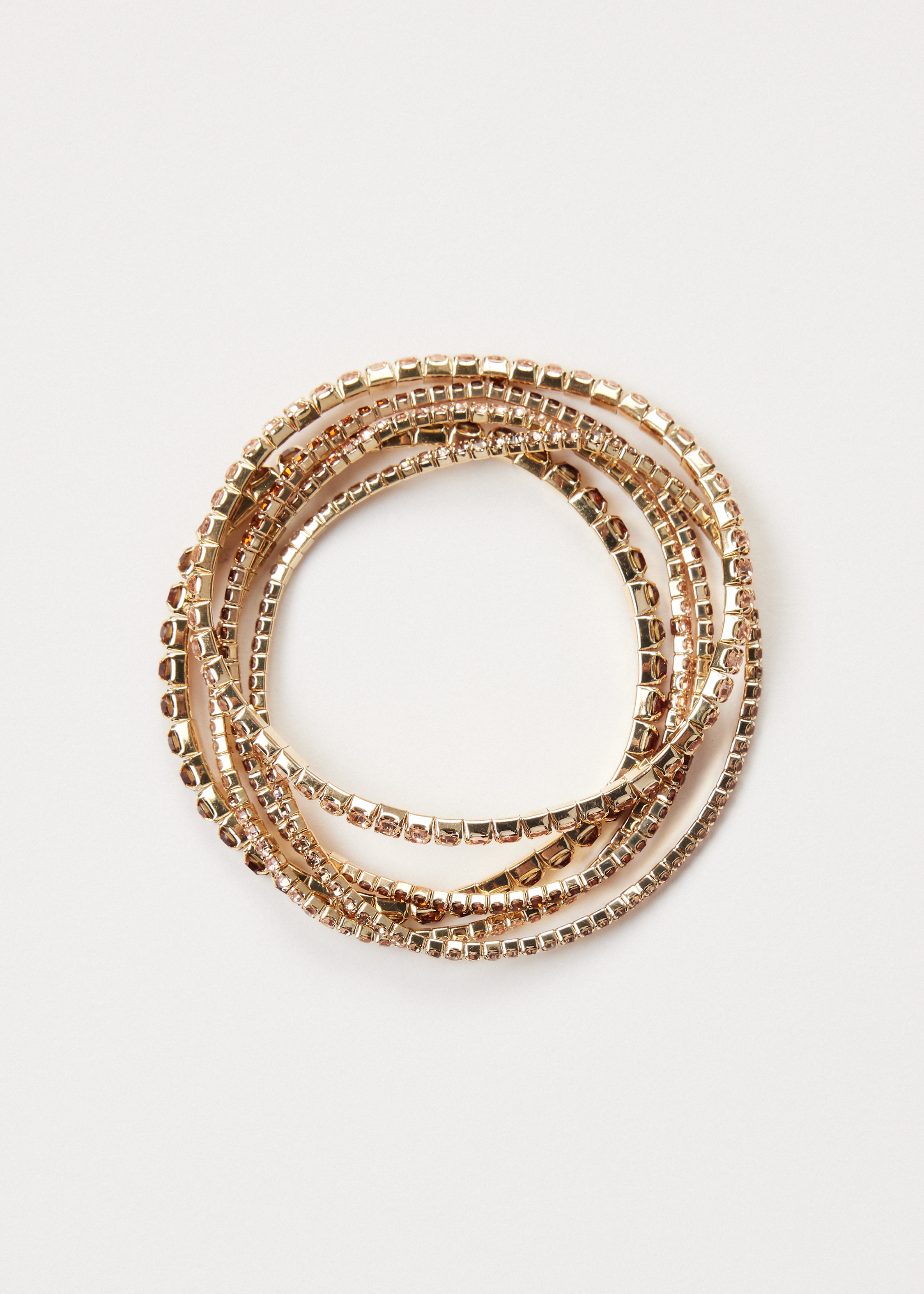 Armbanden set strass steentjes