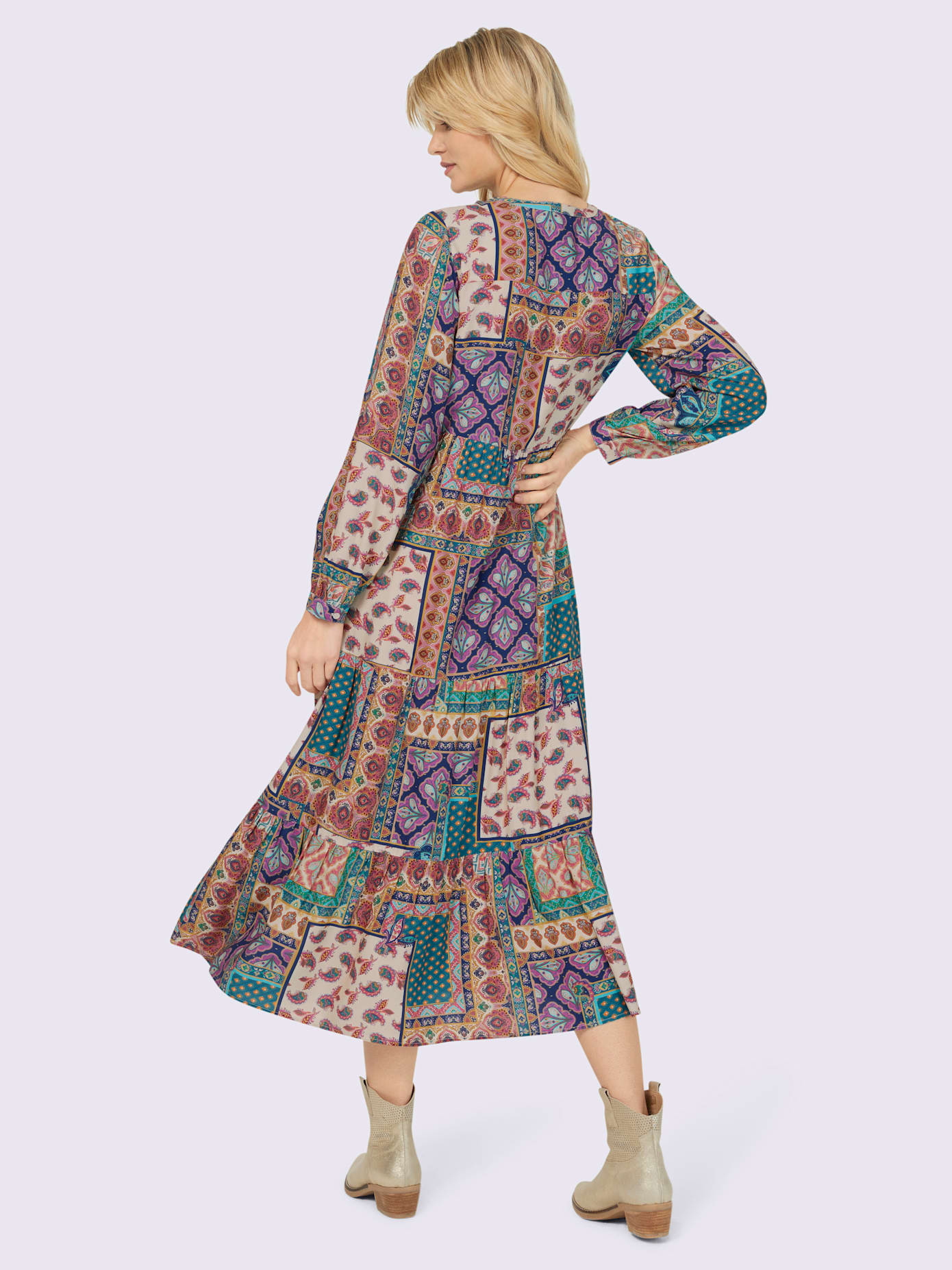Robe imprimée pure viscose