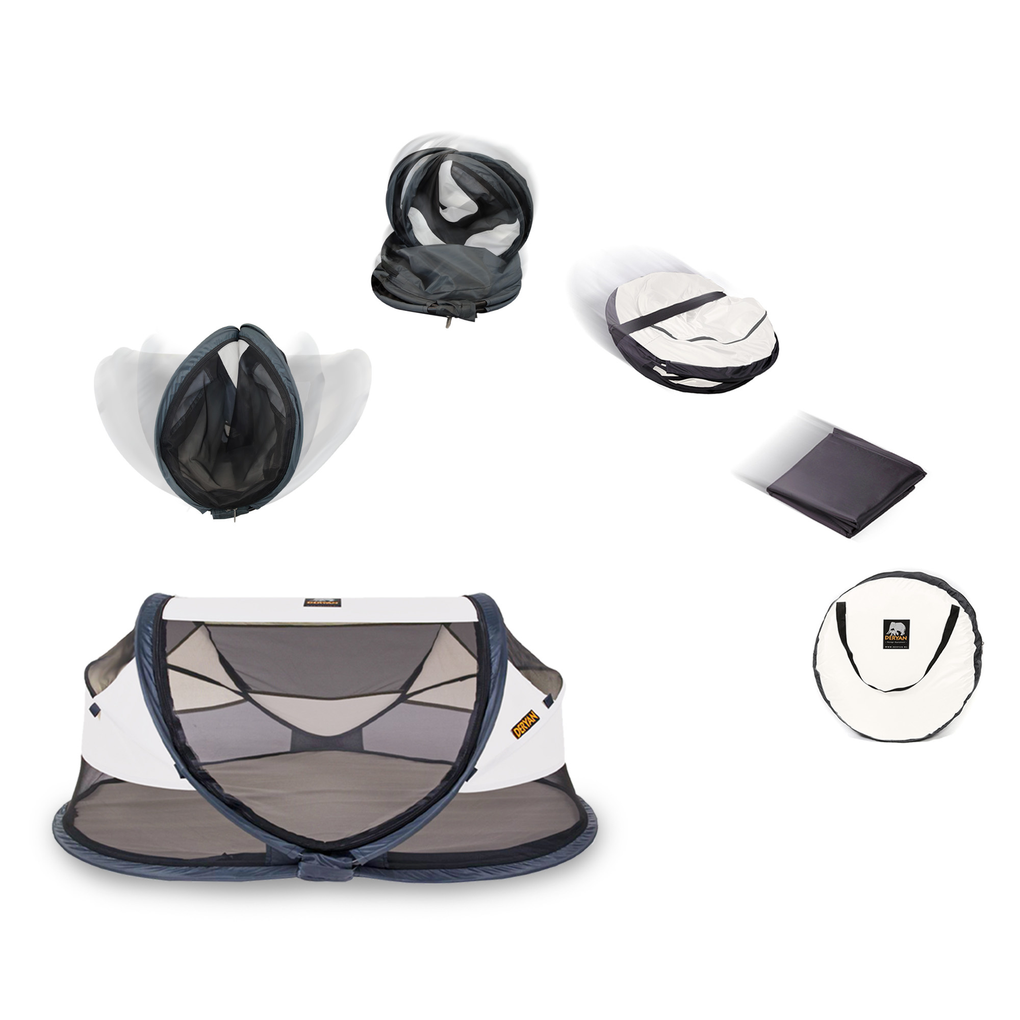 Deryan Baby Luxe Crème Campingbedje