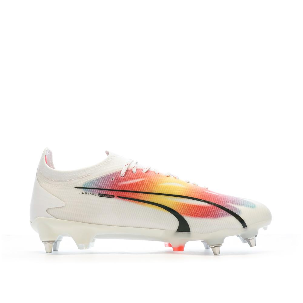 Puma Chaussures de foot Blanches Homme Puma Ultra Ultimate MxSG