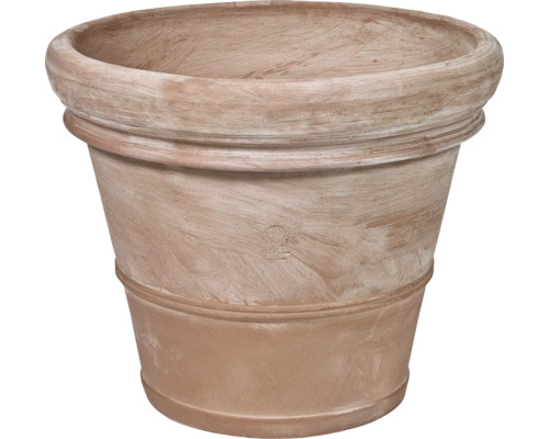 Doppio Bordo Liscio terracotta plantenpot 50 x 50 x 41 cm oranje