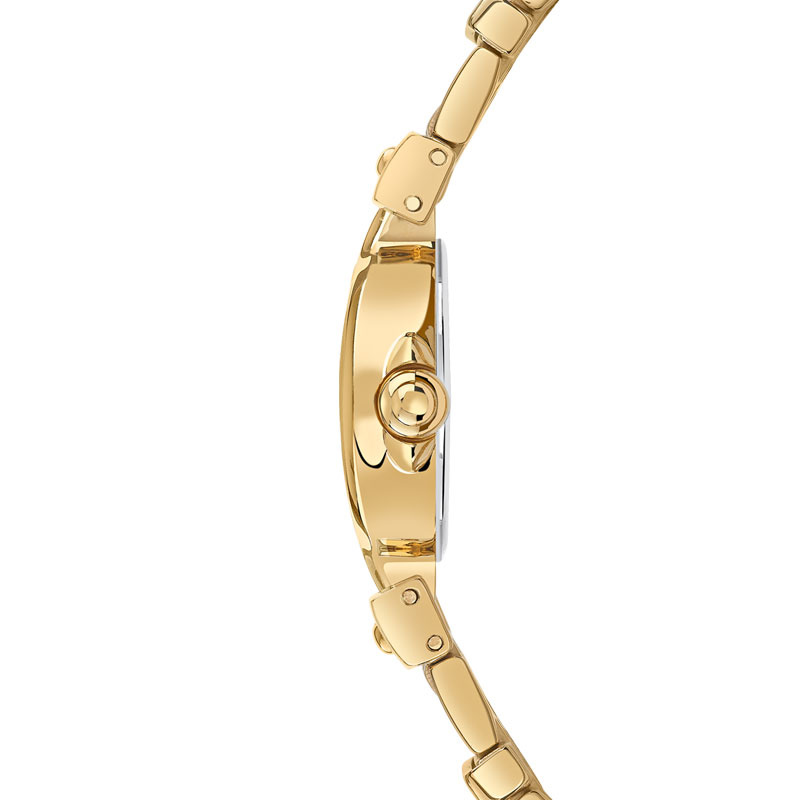Montre Opéra femme acier doré