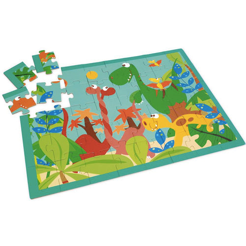 Scratch europe puzzel dino wereld - 40st