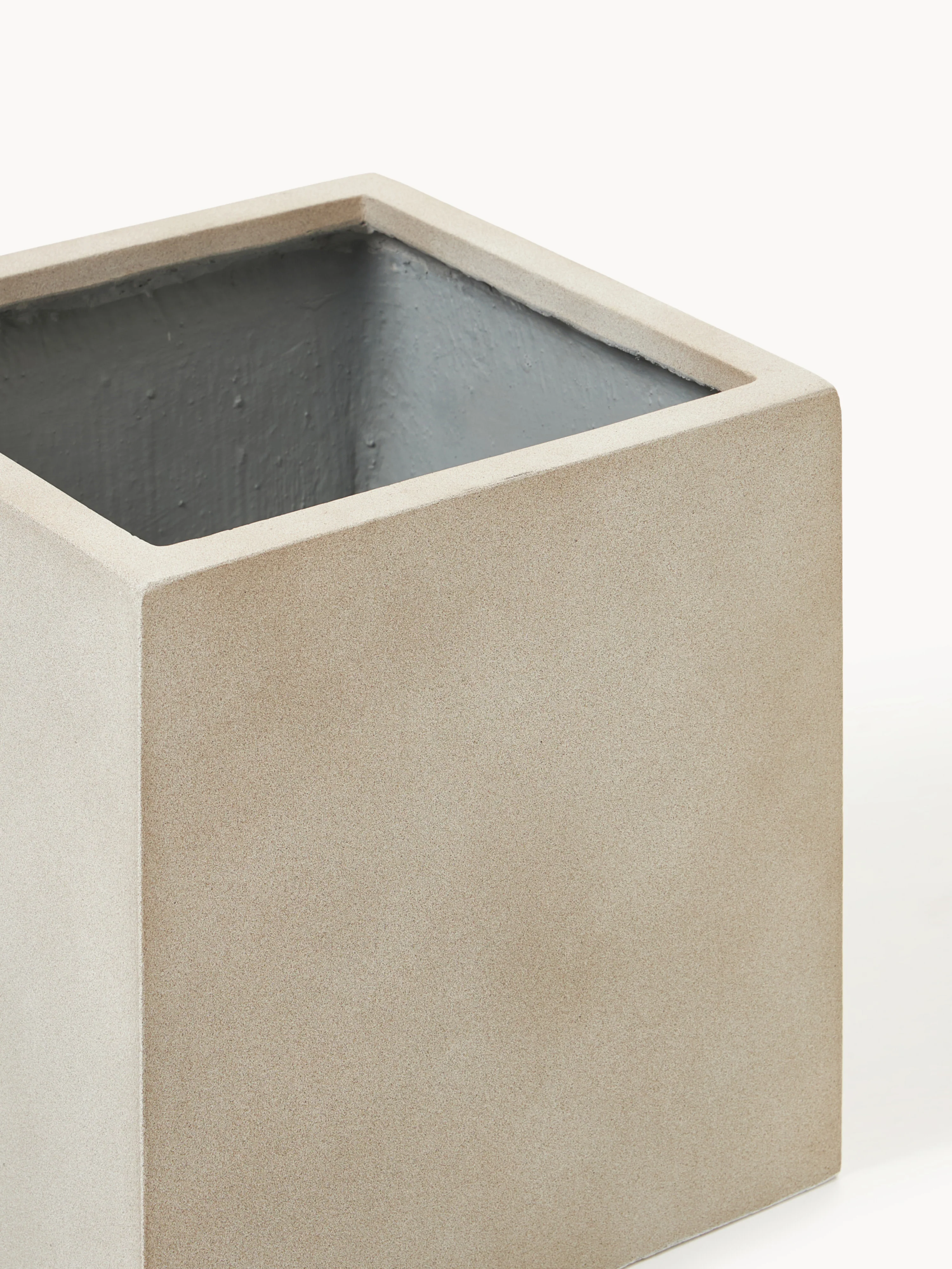 Outdoor plantenpot Tuscany van beton, H 40 cm