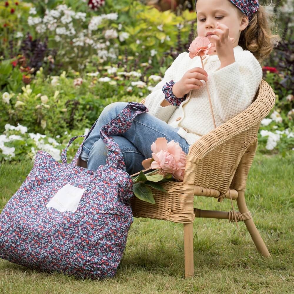 Sac Tote Bag Pliable Romance Fleurie