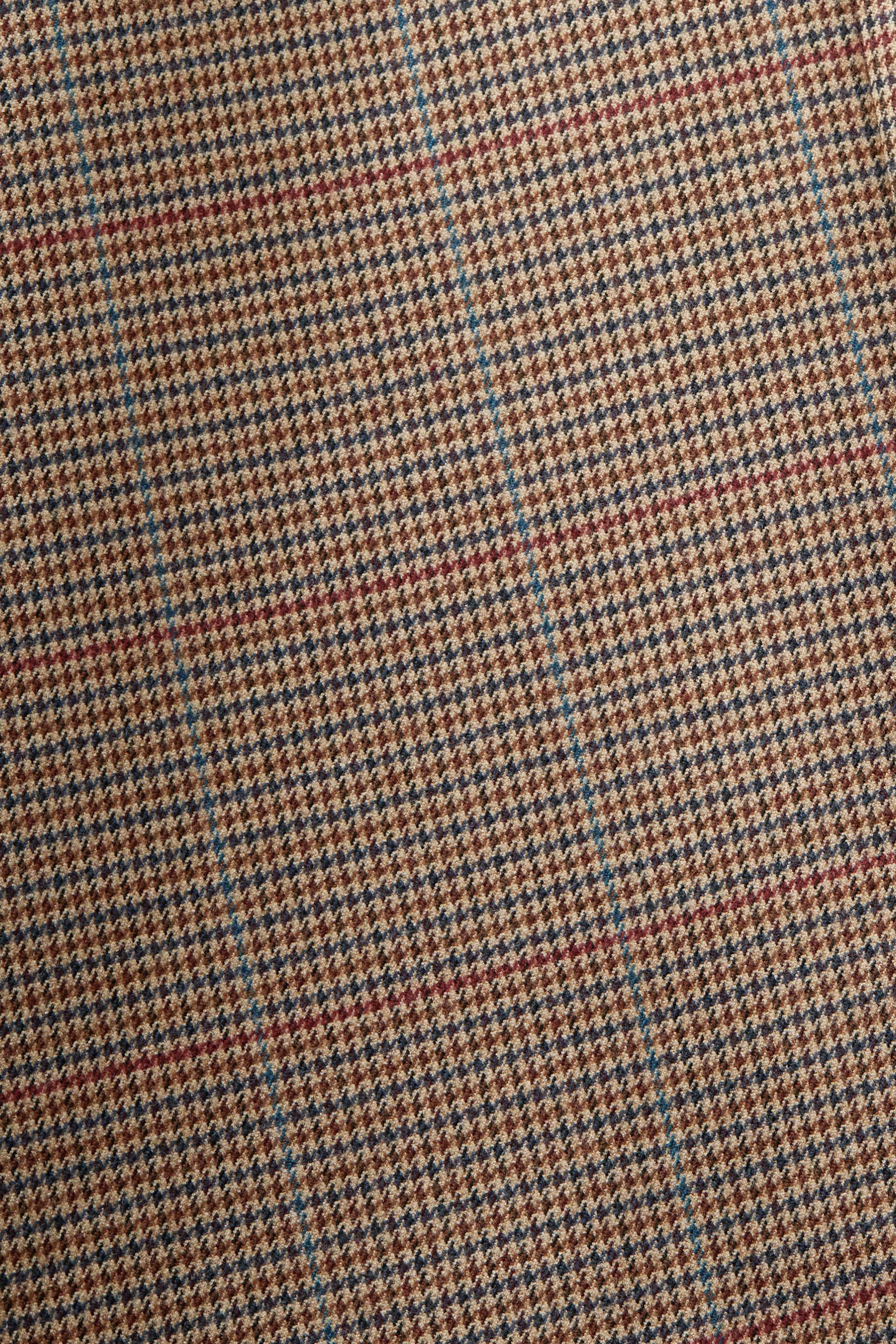 Blazer à carreaux au toucher effet laine