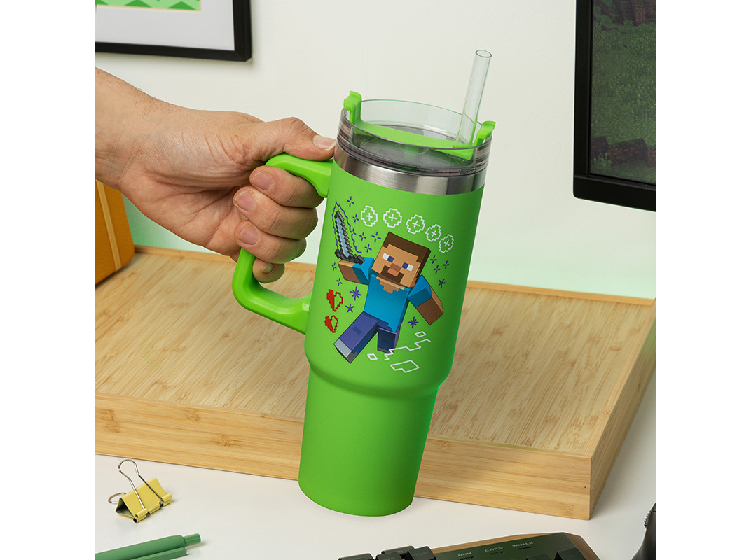 COPO VIAGEM MINECRAFT VERDE