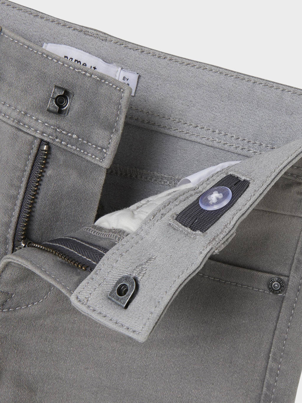 NAME IT slim fit jeans bermuda NKMSOFUS medium grey denim