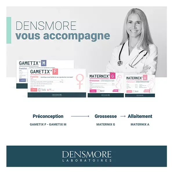 Densmore Gametix M Aumenta a Fertilidade e a Reprodução Masculina - Tratamento de 2 meses (Pacote com 2 x 1 mês)