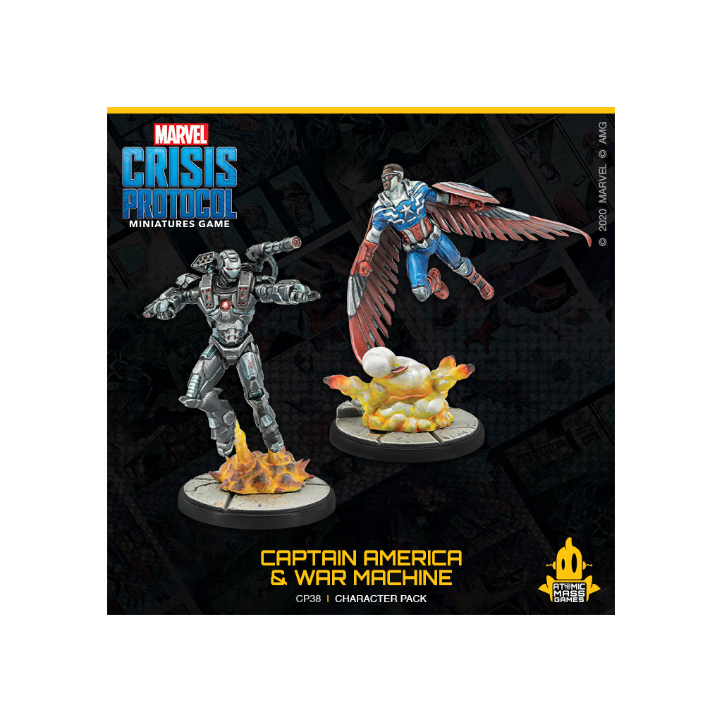 Marvel Crisis Protocol - Captain America & War Machine