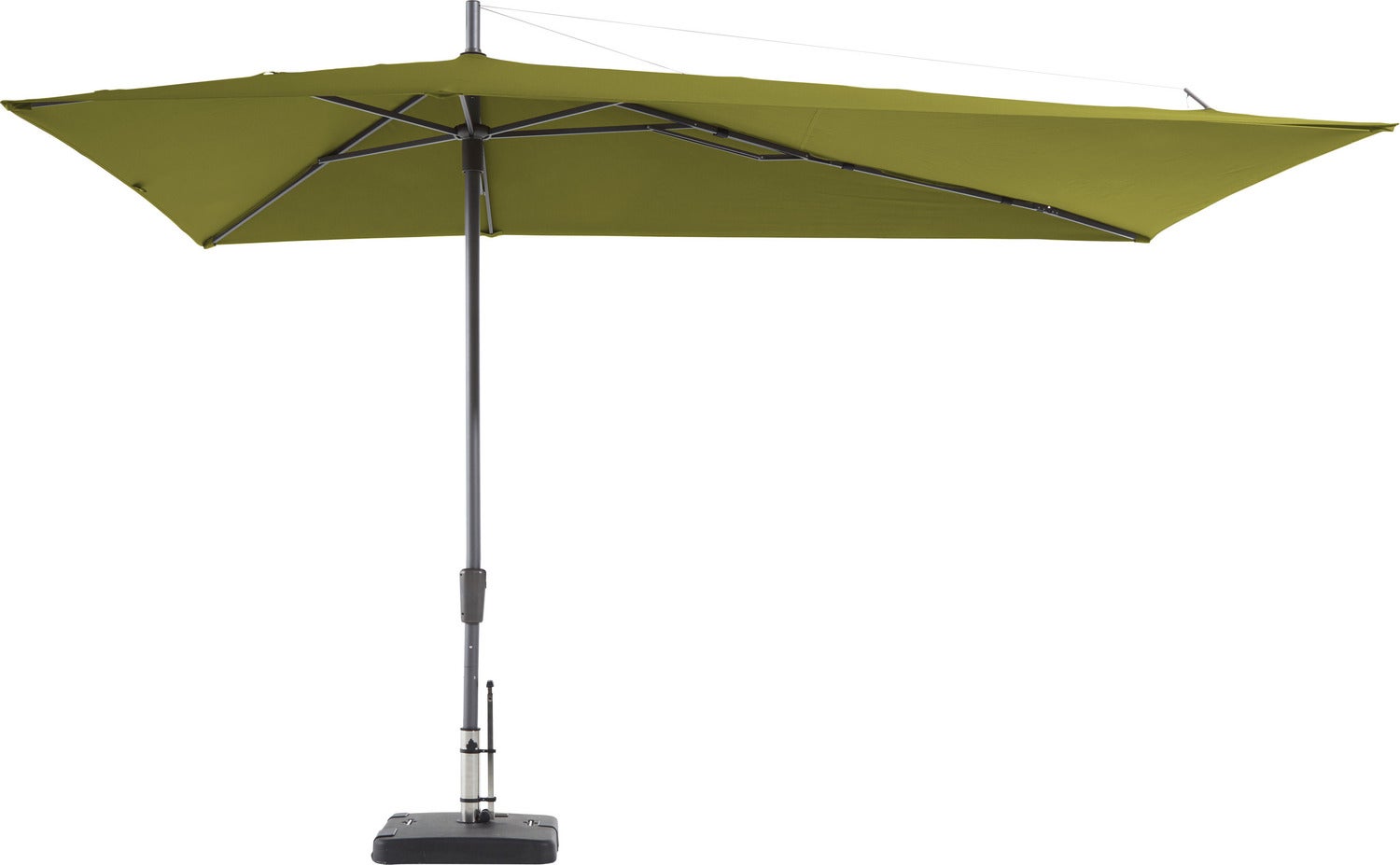 Madison zweefparasol Top line groen 50+UV 360 x 220 cm