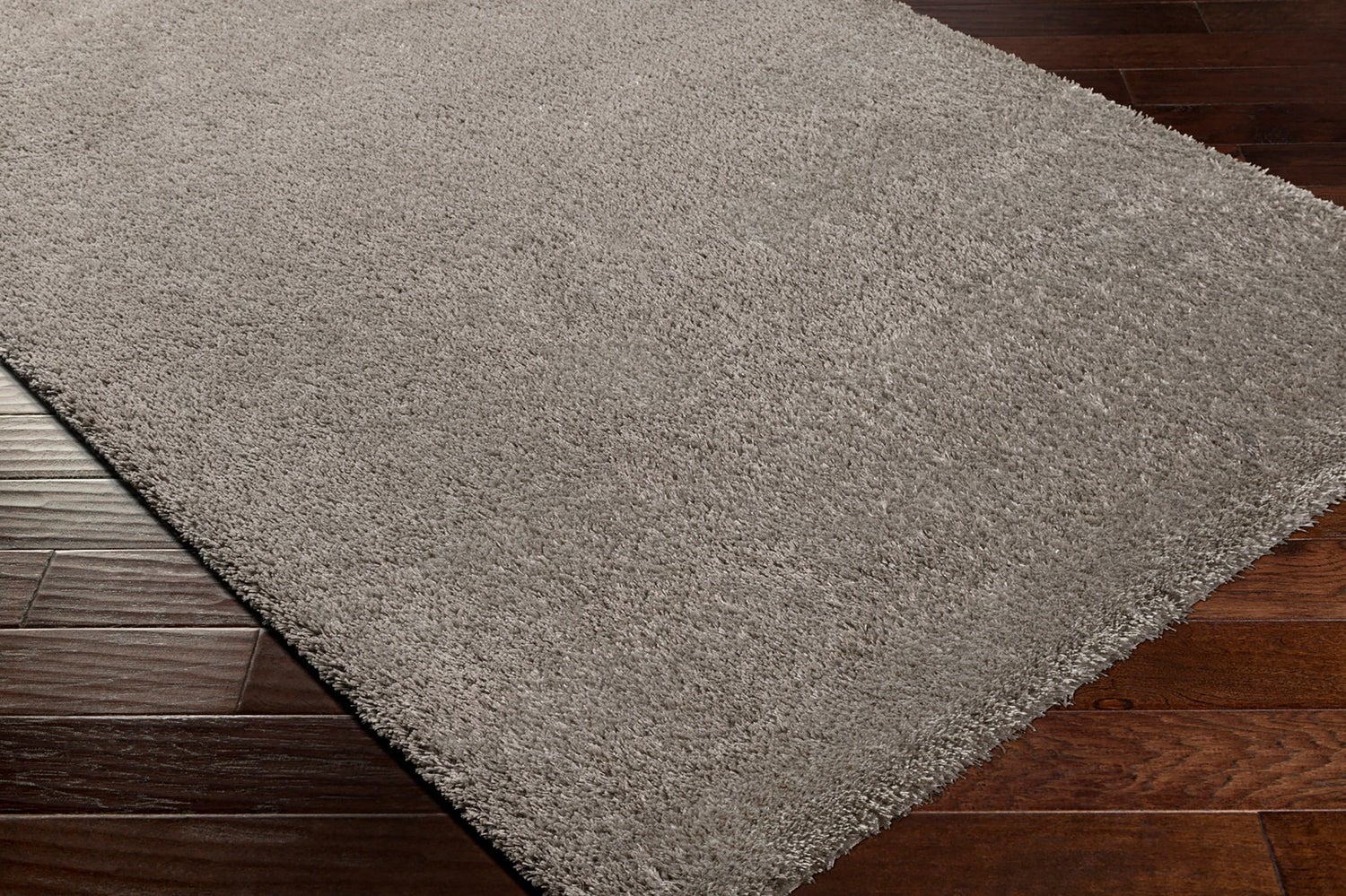 Modern hoogpolig shaggy vloerkleed, donkergrijs, 160x213 cm, CLAIRE