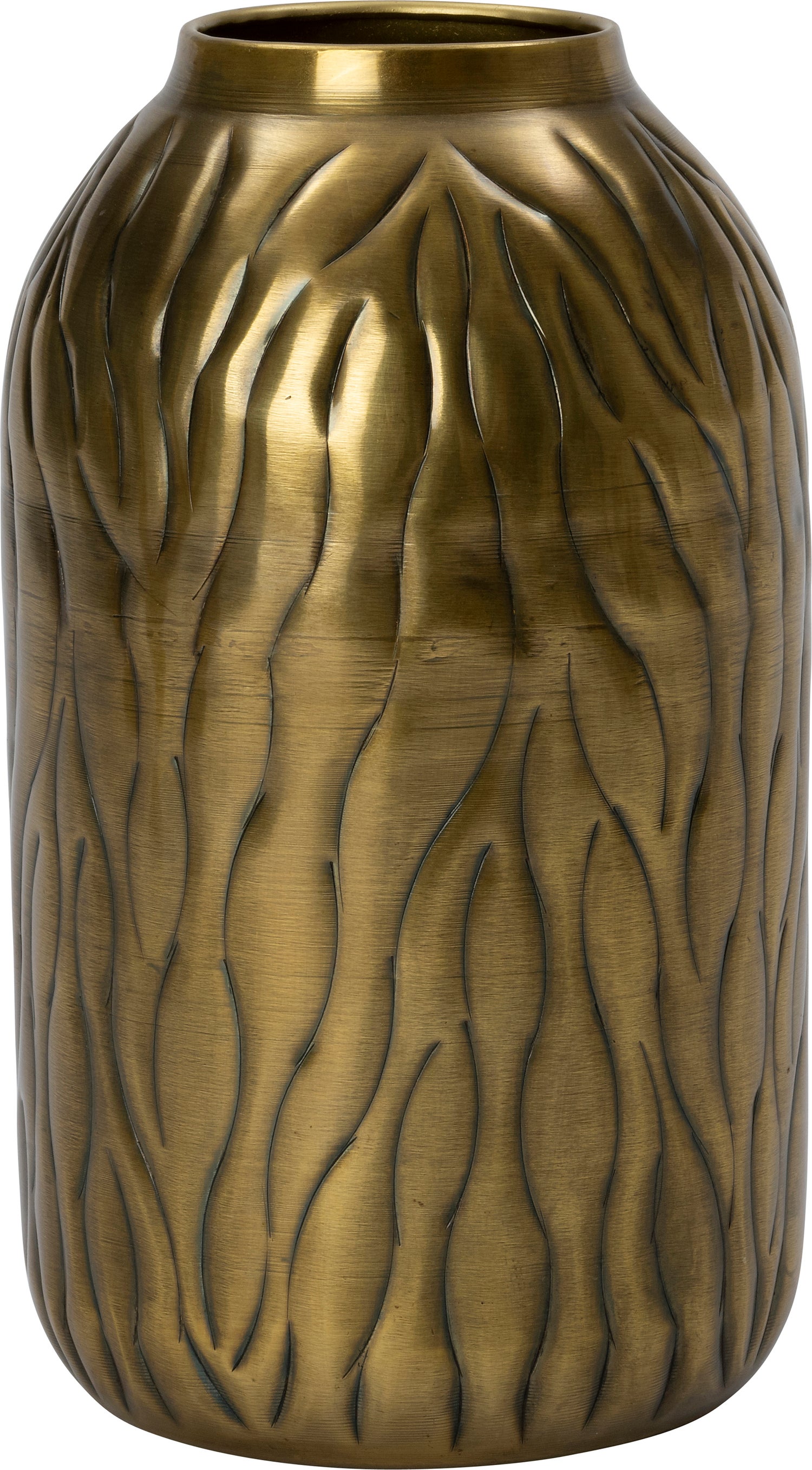 Intratuin vaas Spencer goud D 13 H 25 cm
