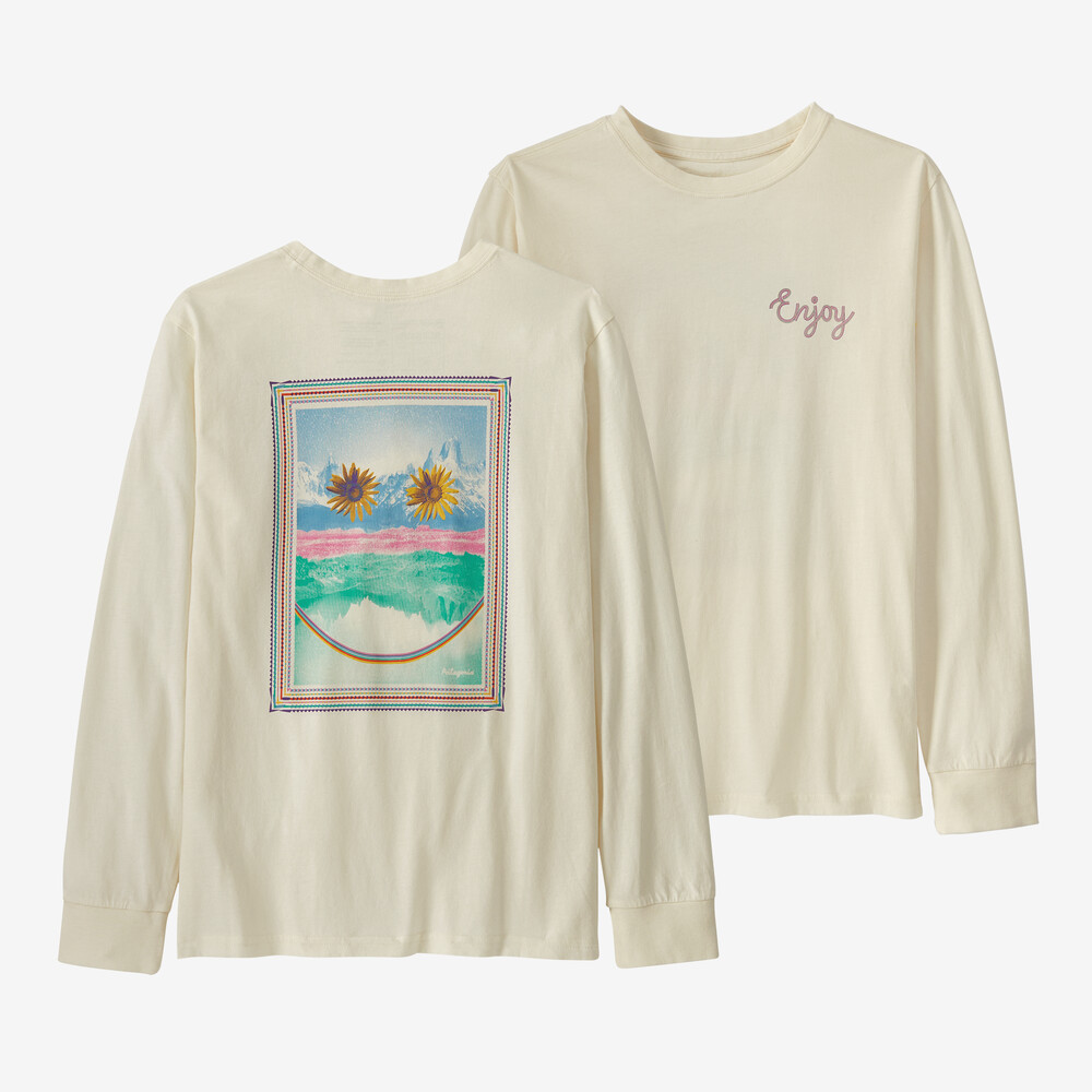 Langarm-T-Shirt mit Grafikprint aus regenerativer, biozertifizierter Baumwolle für Kinder