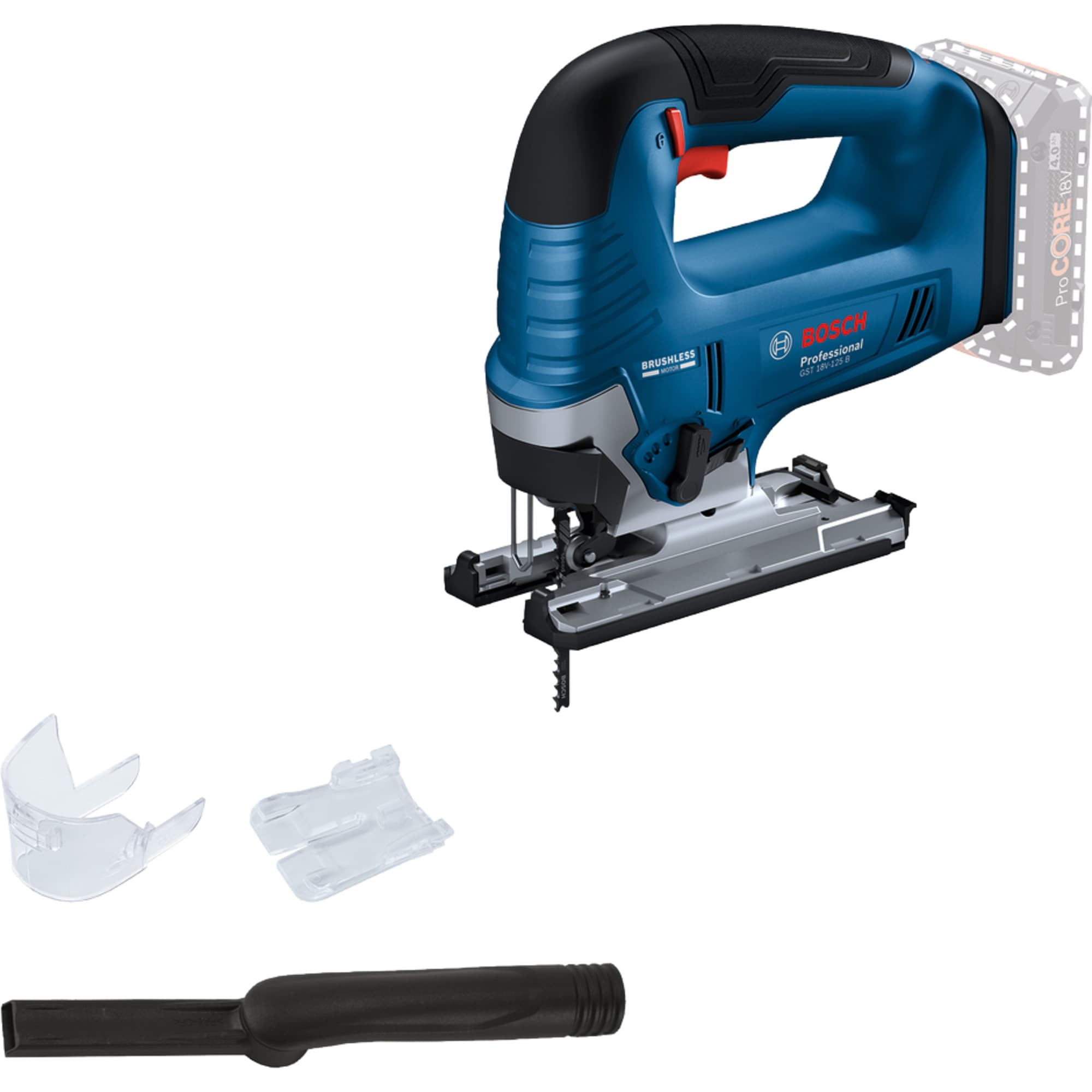 Bosch Stichsäge Akku-Stichsäge GST 18V-125 B Professional solo, 18Volt